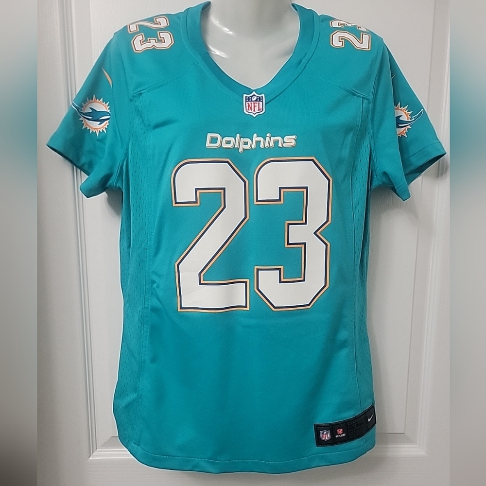 Nike Jay Ajayi #23 Miami Dolphins Football Jersey Sz Medium Women Aqua EUC
